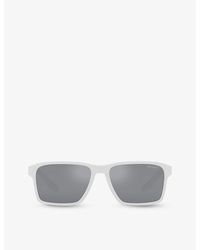Prada Linea Rossa - Ps 05ys Rectangle-frame Acetate Sunglasses - Lyst