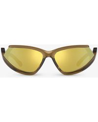 Balenciaga - 6e000312 Bb0289s Rectangle-shape Injected Sunglasses - Lyst