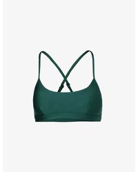 Alo Yoga - Airlift Intrigue Scoop-neck Stretch-woven Bra - Lyst