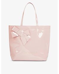 Ted Baker - Nicon Large Icon Vinyl Tote Bag - Lyst