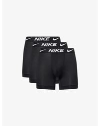 Nike - Dri Fit Essential Pack Of Three Stretch-Jersey Boxer Briefs - Lyst