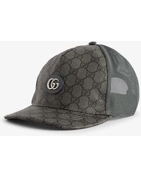 Gucci - Monogram-pattern Cotton-blend Baseball Cap - Lyst
