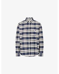 Carhartt - W Long-Sleeve Tarbell Check Cotton Shirt - Lyst