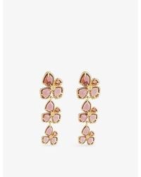 Zimmermann - Bloom Large Dangles 12Ct-Plated Brass Drop Earrings - Lyst