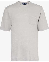 Frescobol Carioca - Carmo Crewneck Linen T-shirt - Lyst