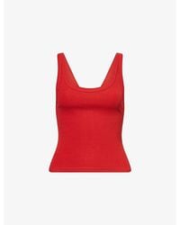 Dissh - Phoebe Scoop-Neck Cotton-Blend Tank Top - Lyst