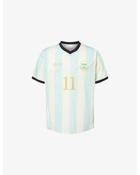 Les Deux - Argentina Football Jersey T-Shirt - Lyst