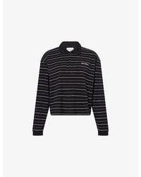 Carhartt - Mabel Stripe, Mabel Striped Cotton Polo Top - Lyst