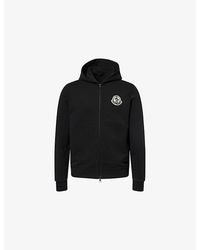 Moncler - Artist Brand-Badge Cotton Hoody - Lyst