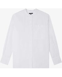 Soeur - Vannes Round-neck Relaxed-fit Cotton Shirt - Lyst