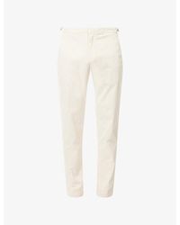 Orlebar Brown - Fallon Tailored-Fit Stretch-Cotton Trousers - Lyst