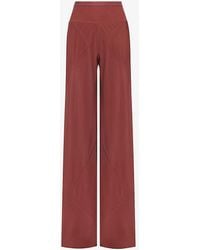 Rick Owens - High-rise Wide-leg Crepe Trousers - Lyst