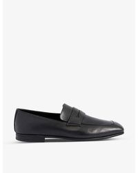 ZEGNA - L'Asola Leather Penny Loafers - Lyst