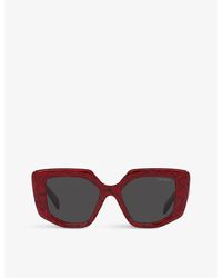 Prada - Pr 14zs Square-frame Acetate Sunglasses - Lyst