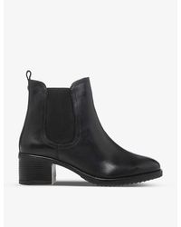 dune wedge ankle boots