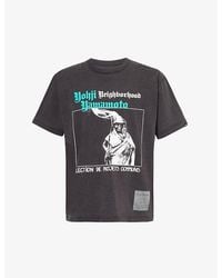 Yohji Yamamoto - X Neighborhood Graphic-print Cotton-jersey T-shirt Xx - Lyst