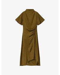 knee length dresses for ladies Liliana One Shoulder Maxi Dress
