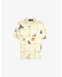 NAHMIAS - Wildlife Stretch-silk Shirt - Lyst