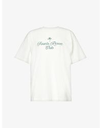 4th & Reckless - Phi Phi Logo-print Regular-fit Cotton-jersey T-shirt - Lyst