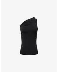 Rick Owens - Athena Asymmetric Stretch-Jersey Tank Top - Lyst