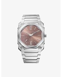 BVLGARI - Octo Finissimo Stainless-Steel Automatic Watch - Lyst