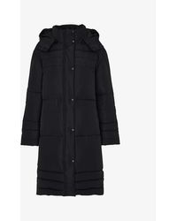 Whistles - Becky Longline Recycled-polyester Puffer Coat - Lyst