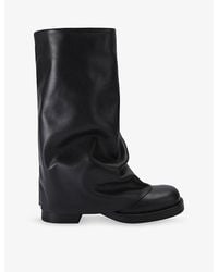 Steve Madden - Benton Leather Boots - Lyst