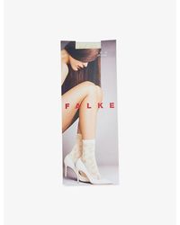 FALKE - Hydrangea Crew-Length Stretch-Woven Socks - Lyst