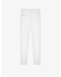 DIESEL - 2019 D-Strukt Brand-Patch Slim-Fit Stretch-Denim Jeans - Lyst