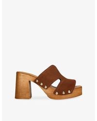 Steve Madden - Sunkissed Suede Mules - Lyst