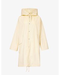 Jil Sander - Brand-print Hooded Cotton Parka Jacket - Lyst