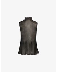 CFCL - Hypha Lucent Sleeveless Knitted Top - Lyst