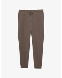 Reiss - Premier Drawstring-Waist Stretch-Jersey Jogging Bottoms - Lyst