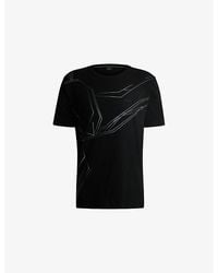 BOSS - Degradé-Print Short-Sleeve Cotton-Jersey T-Shirt - Lyst