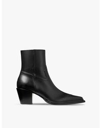 Jimmy Choo - Cece 60 Leather Heeled Ankle Boots - Lyst