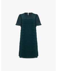 Phase Eight - Fallon Layered Woven Mini Dress - Lyst