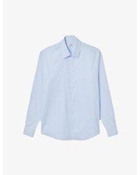 Sandro - Oxford Long-sleeved Cotton Shirt - Lyst