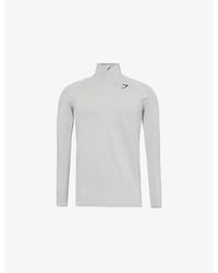 GYMSHARK - Vital Seamless 1/4 Zip Stretch-Woven Top - Lyst
