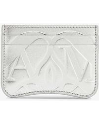 Alexander McQueen - Seal Leather Card Holder - Lyst