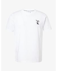 Percival - Karaoke Graphic-Print Cotton T-Shirt - Lyst