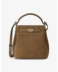 Mulberry - Islington Suede Bucket Bag - Lyst