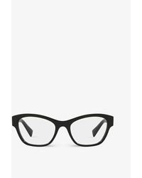 Miu Miu - Mu 08tv Square-frame Acetate Glasses - Lyst