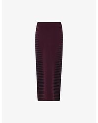 eem - Jacquard Slim-Fit Knitted Pencil Skirt - Lyst