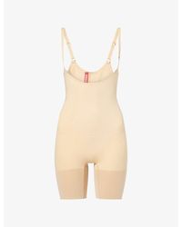 Spanx - Sculpt Gofigure Open-Bust Mid-Thigh Bodysuit - Lyst
