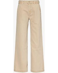 Citizens of Humanity - Beverly Mid-rise Wide-leg Woven Jeans - Lyst