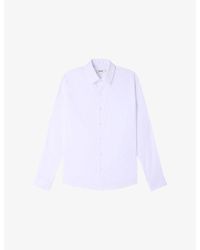 Sandro - Classic Long-Sleeve Cotton-Blend Shirt - Lyst