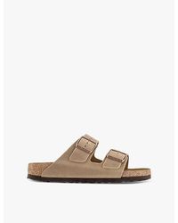 Birkenstock - Arizona Two-Strap Faux-Leather Sandals - Lyst