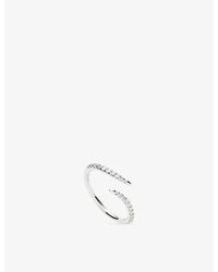 Missoma - Claw 9Ct And 0.31Ct Diamond Open Ring - Lyst