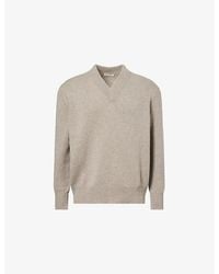 Soft Goat - V-Neck Knitted Cashmere Jumper - Lyst