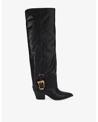 Steve Madden - Sorcere Faux-Leather High Boots - Lyst